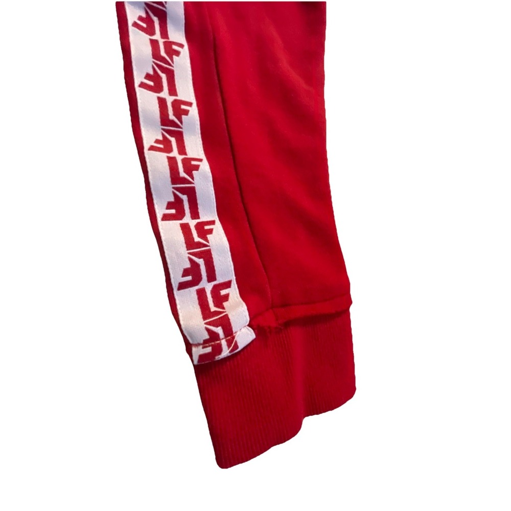 LF The Brand Joggers Sweatpants Women's XS Red EUC Hip Hop Streetwear Urban - Picture 4 of 11